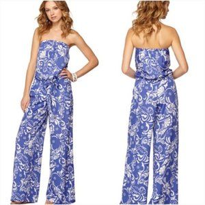 Lilly Pulitzer Farrah Strapless Jumpsuit XS